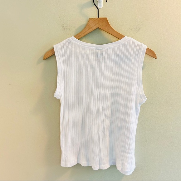 Ariat Ribbed Pocket Tank Top Bundle Womens Size Medium White Aqua Tanktops - Picture 12 of 13